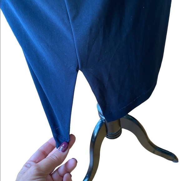 City Studios Womens Trendy Black Cold-Shoulder Spaghetti Straps Dress Jr. Size 7 - Picture 6 of 14